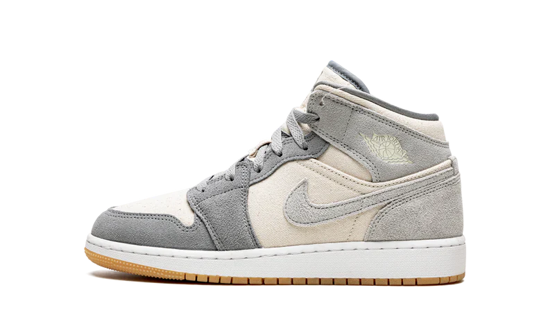 Nike Jordan 1 Mid SE Coconut Milk Particle Grey Suede