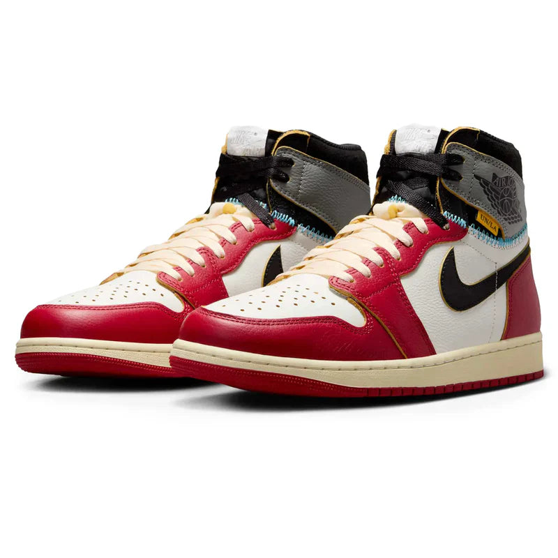 Union LA x Air Jordan 1 Retro White Red Gray Cowhide