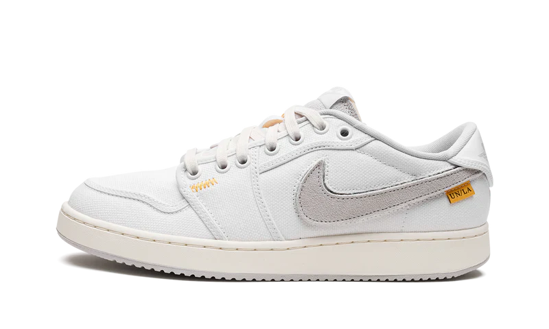 Nike Air Jordan 1 White Neutral Grey Suede Leather