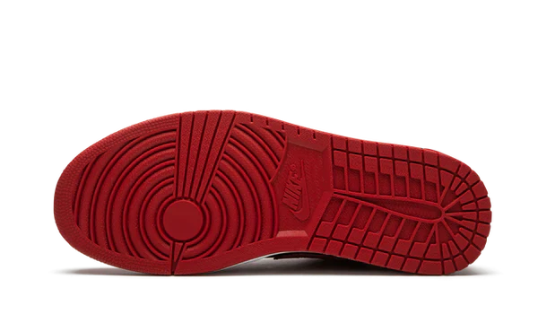 Nike Air Jordan 1 Low Bred Toe Red Black Leather