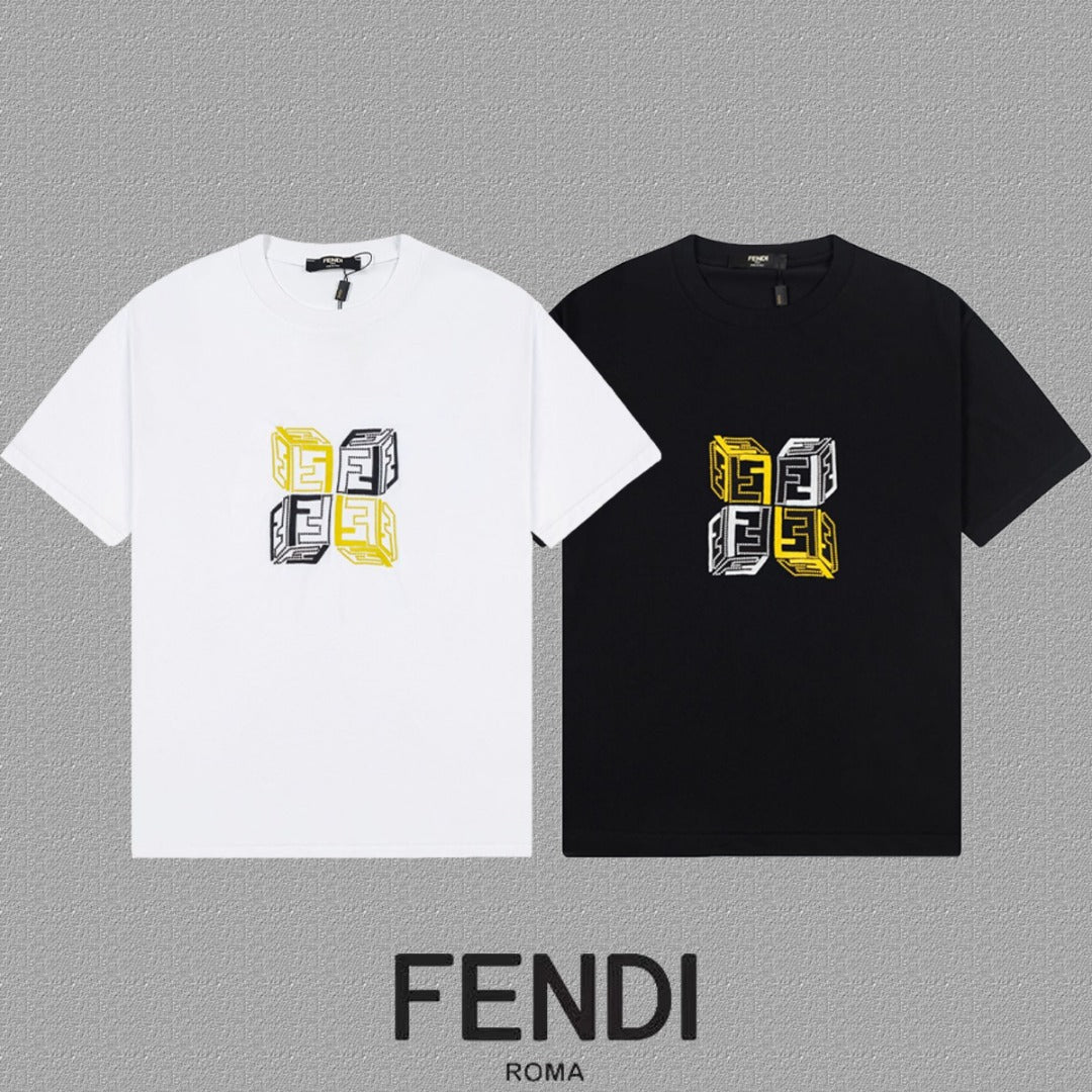 Fendi 2026 Men's Short-Sleeve T-Shirt Cotton 805967