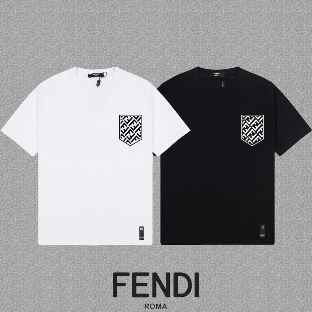 Fendi 2026 Men's Short-Sleeve T-Shirt Cotton 806043