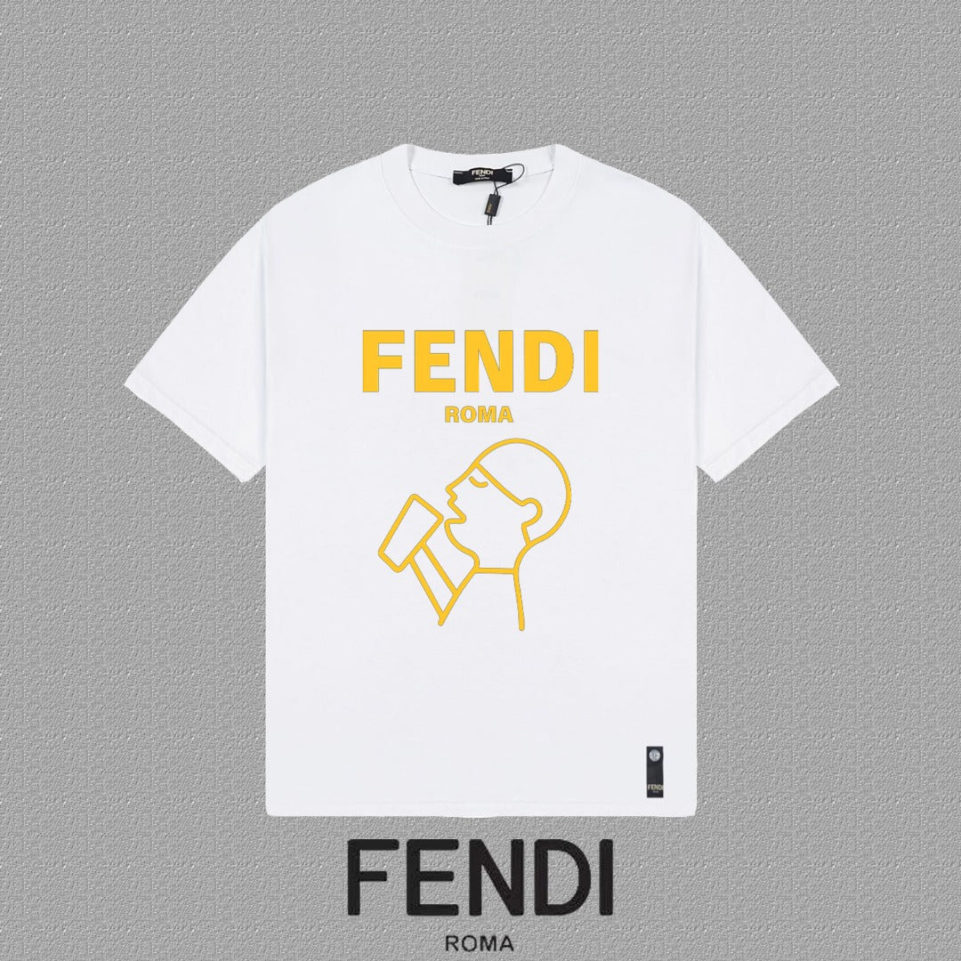 Fendi 2026 Men's Short-Sleeve T-Shirt Cotton 806054