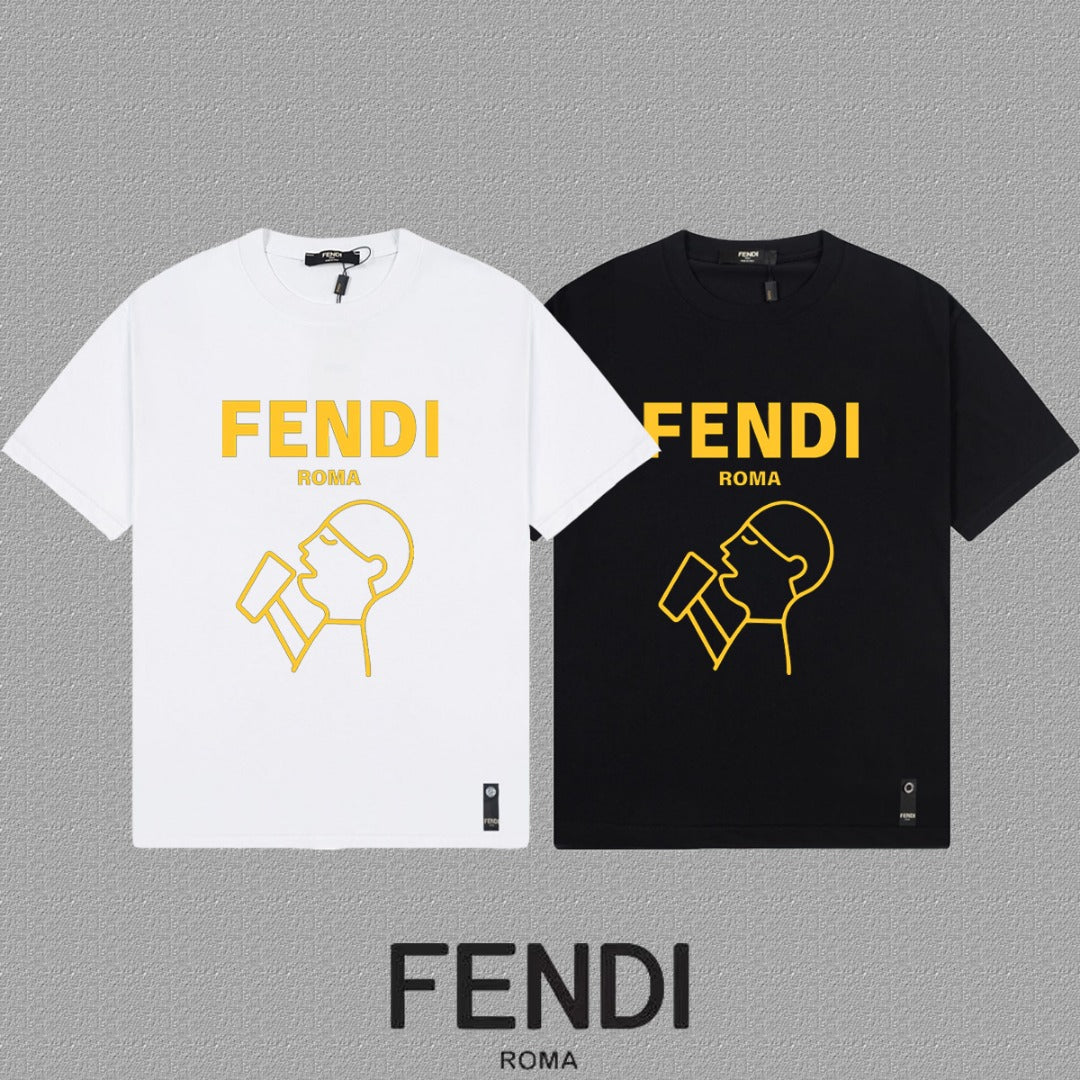 Fendi 2026 Men's Short-Sleeve T-Shirt Cotton 806054