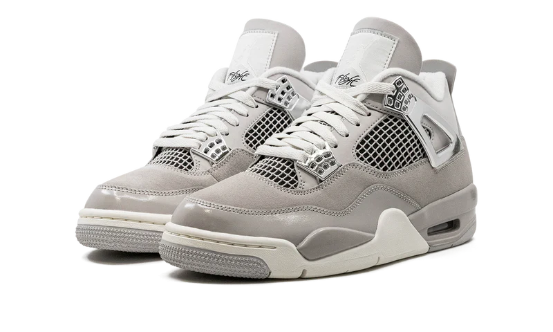 Nike Air Jordan 4 Frozen Light Gray Suede