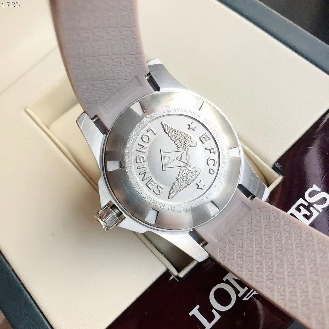 HYDROCONQUEST AUTOMATIC GREY BEZEL RUBBER STRAP