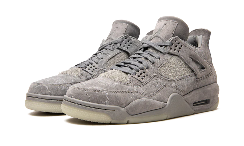 Nike Air Jordan 4 Retro Kaws Cool Grey Suede